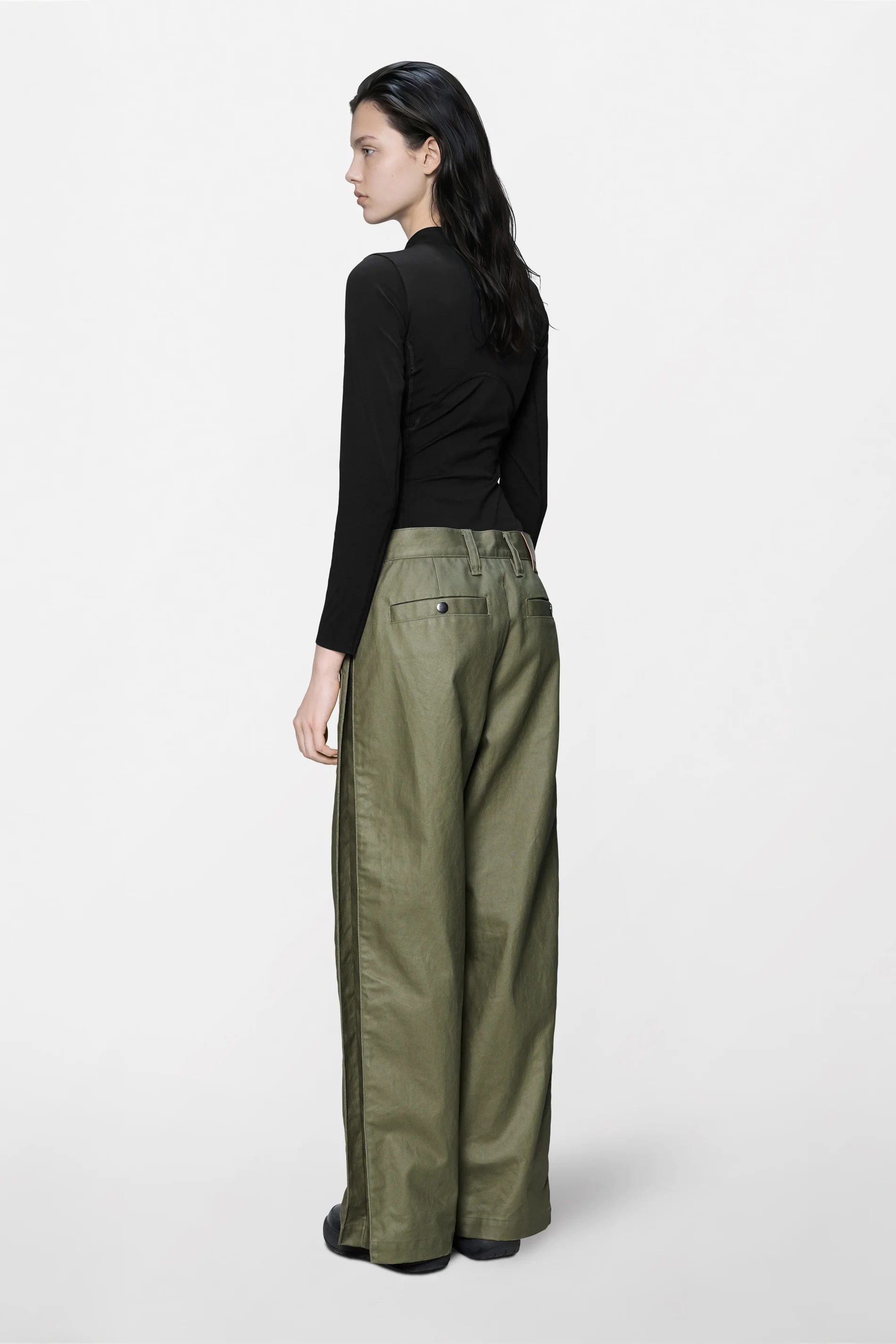 Heavy Woven Pants Straight - Image 3