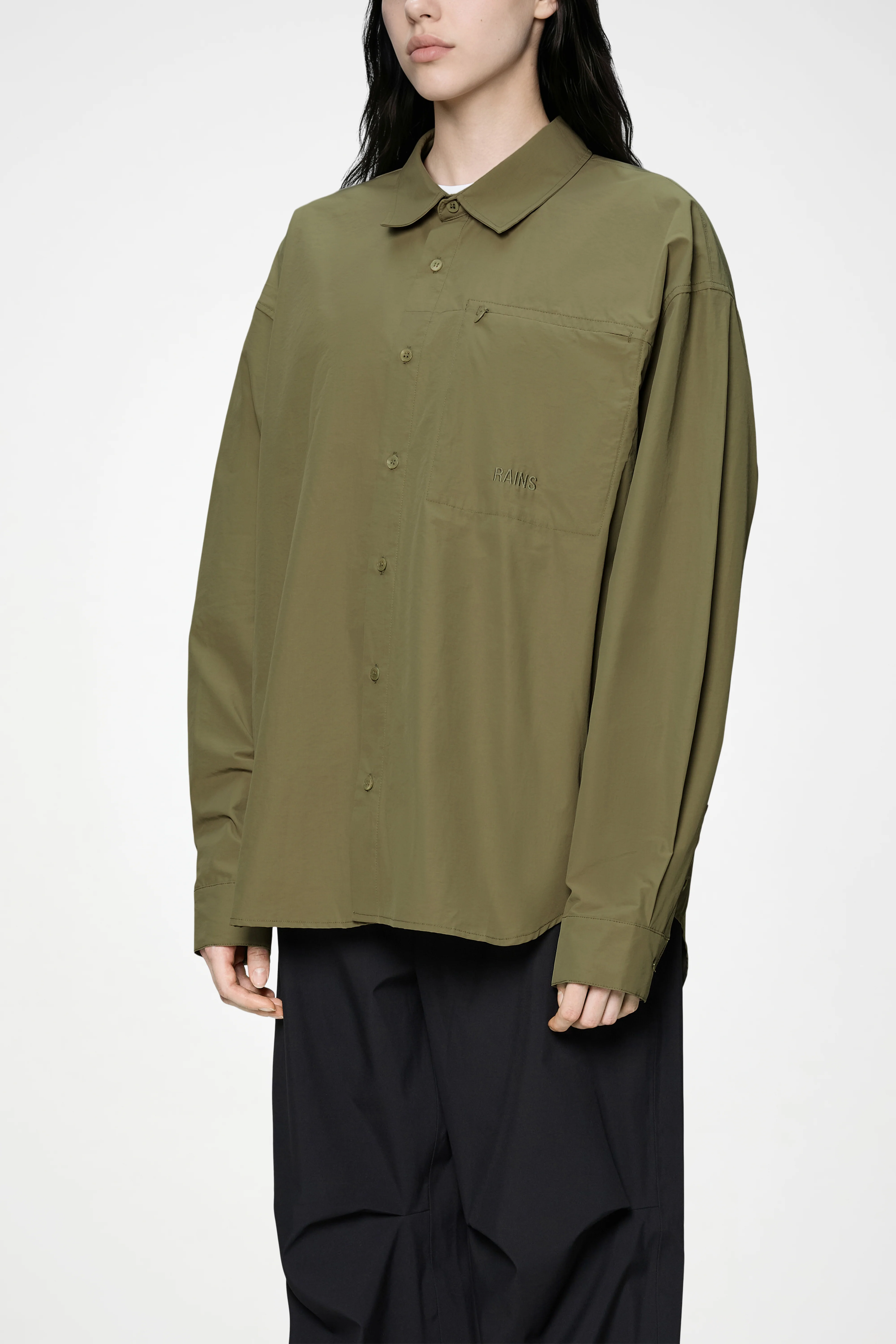 Light Woven Long Sleeve Shirt - Image 9